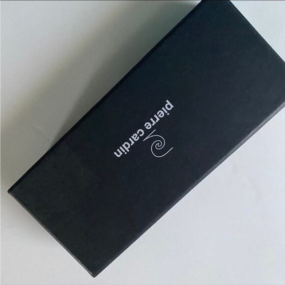 Pierre Cardin Muitcolor Checkered Business Pocket Square & Tie Bar Set… - Picture 3 of 4